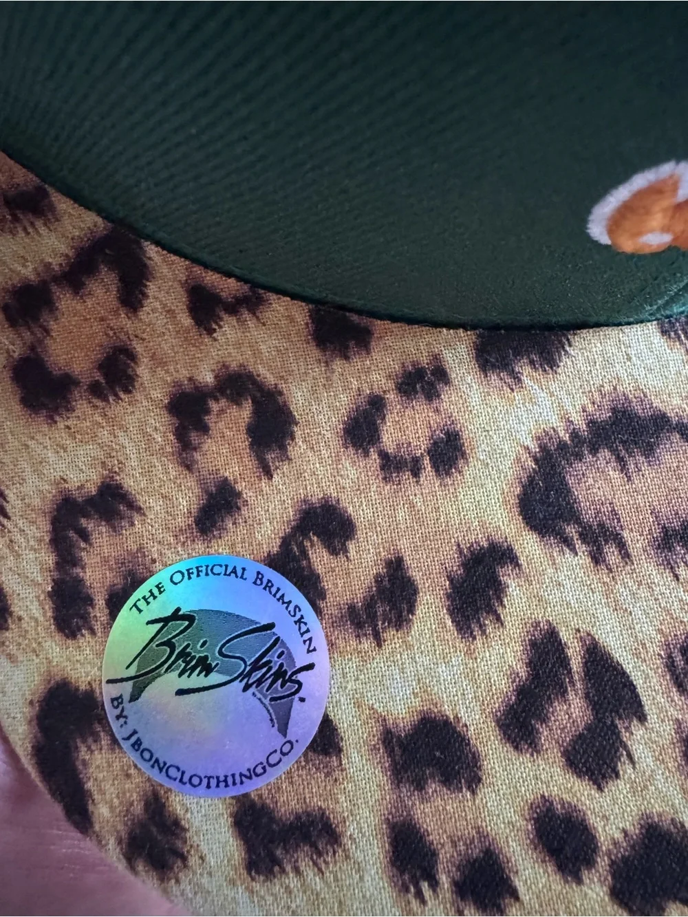 Mitchell & Ness Milwaukee bucks snapback with cheetah skin brim